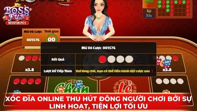 Xóc đĩa online thu hút đông người chơi bởi sự linh hoạt, tiện lợi tối ưu